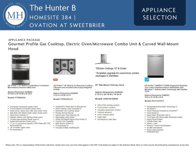 Sample of building materials used in homes in Ovation at Sweetbrier, Durham (Image 7). Sample of building materials used in homes in Ovation at Sweetbrier, Durham (Image 7).