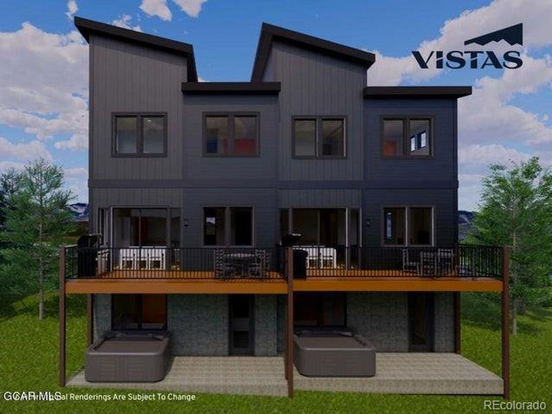 Exterior details and patio area of a home in , Tabernash (Image 3).