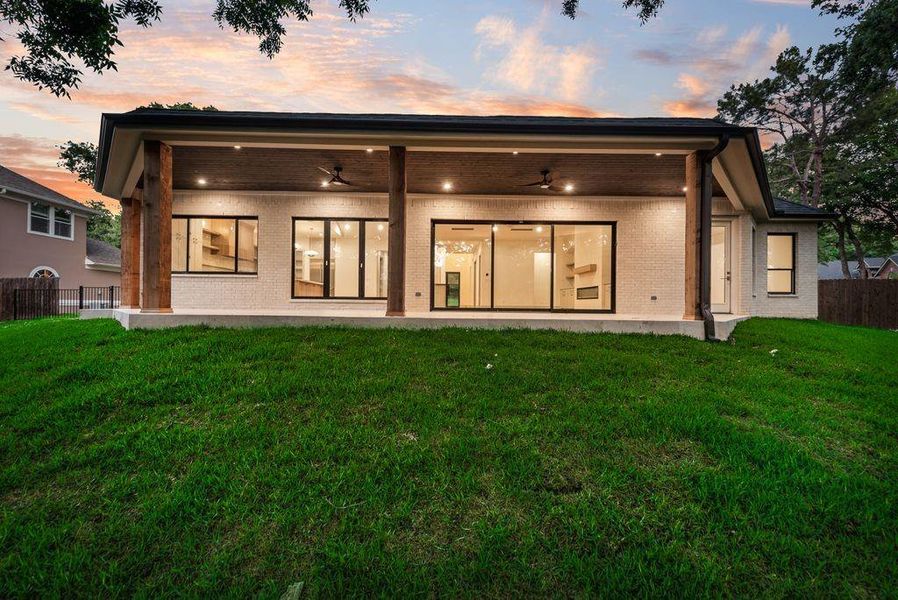 Exterior details and patio area of a home in , Trophy Club (Image 4).