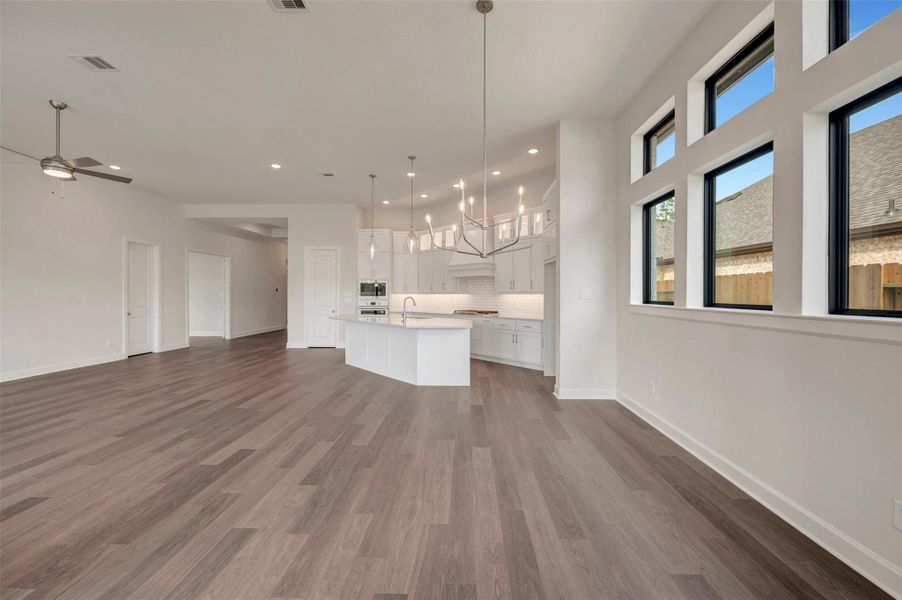 Spacious, unfurnished interior of a new home in The Highlands Encore - Harbor Collection, Porter (Image 14).