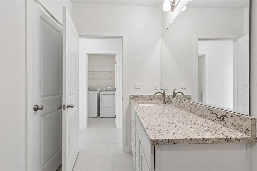 Furnished interior view inside a new home in Hamilton Bluff, Haines City (Image 14).
