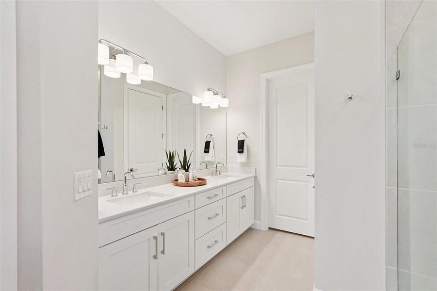 Furnished interior view inside a new home in Esplanade at Azario Lakewood Ranch, Bradenton (Image 33).