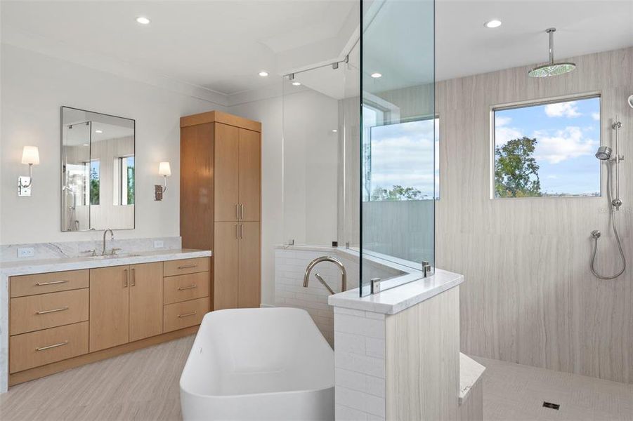 Furnished interior view inside a new home in , Tampa (Image 48).