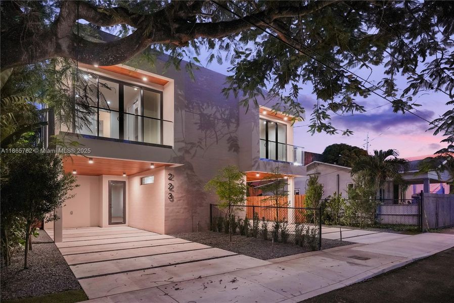 Front exterior of a new home in , Miami, FL, highlighting curb appeal (Image 19).