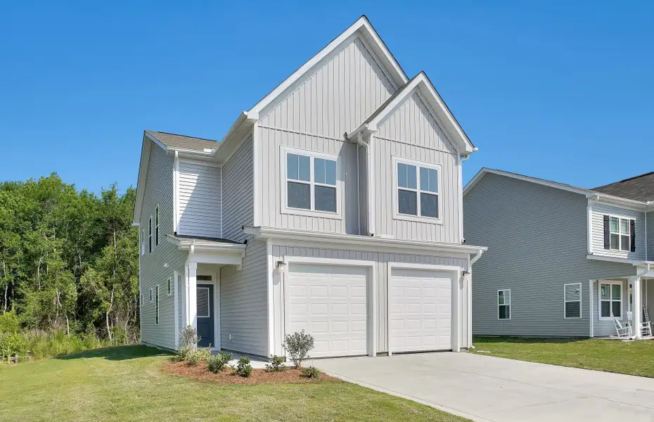 Representative exterior photo of a completed home built from the Alexander by McKee Homes in Bedford, Raeford, NC (Image 2).