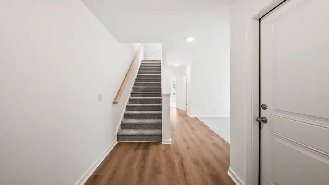 Foyer of Hayden Floorplan at Clear Springs Townhomes