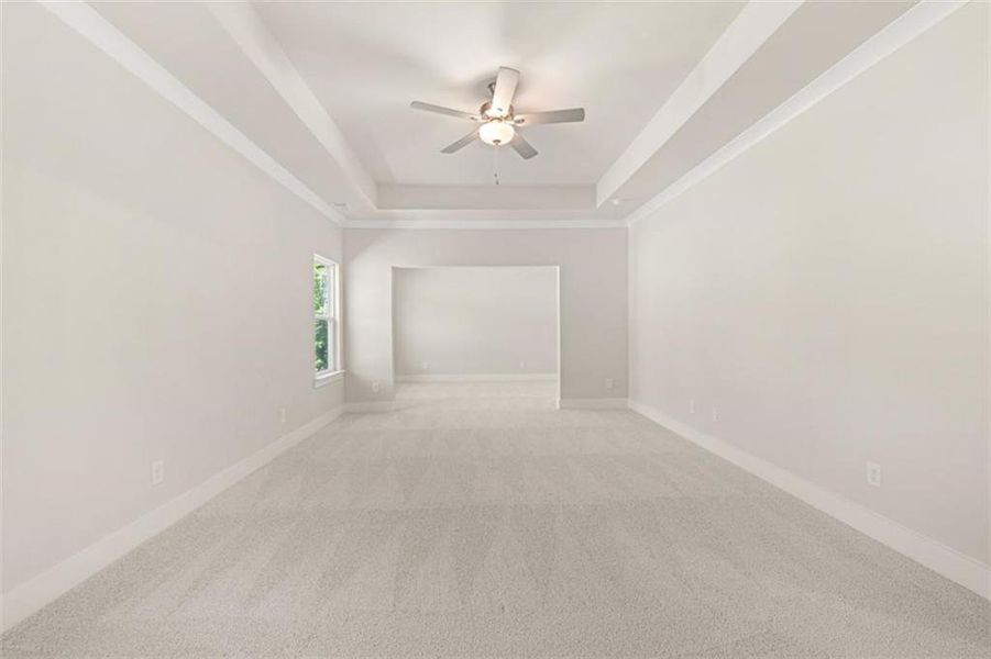 Spacious, unfurnished interior of a new home in Traditions of Braselton, Jefferson (Image 21).