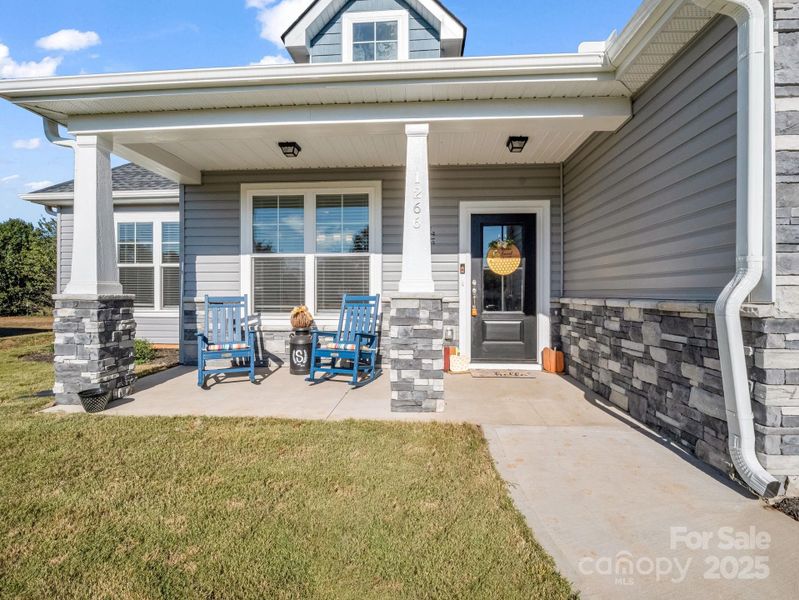 Exterior details and patio area of a home in , Gaffney (Image 22).