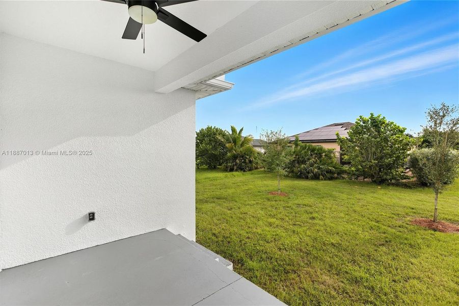 Exterior details and patio area of a home in , Cape Coral (Image 2). Exterior details and patio area of a home in , Cape Coral (Image 2).