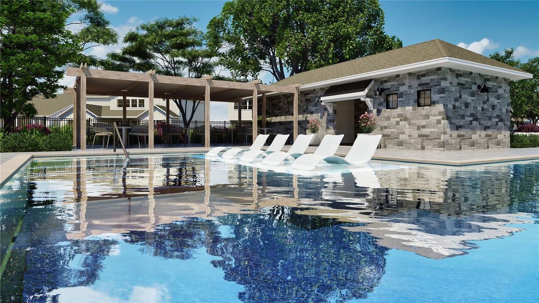 Community pool featuring a patio Community pool featuring a patio