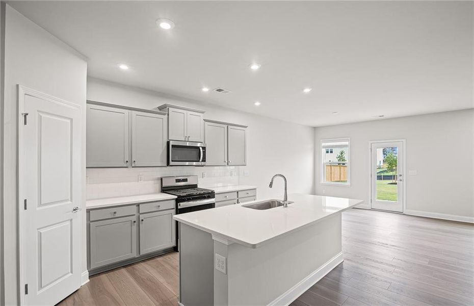 Furnished interior view inside a new home in Anderson Point, McDonough (Image 3).