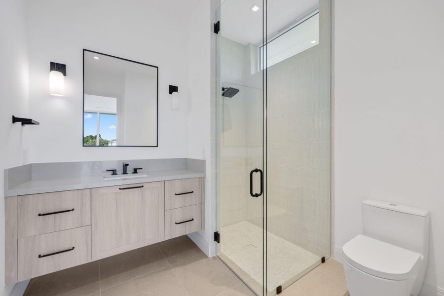 Furnished interior view inside a new home in , Delray Beach (Image 17). Furnished interior view inside a new home in , Delray Beach (Image 17).