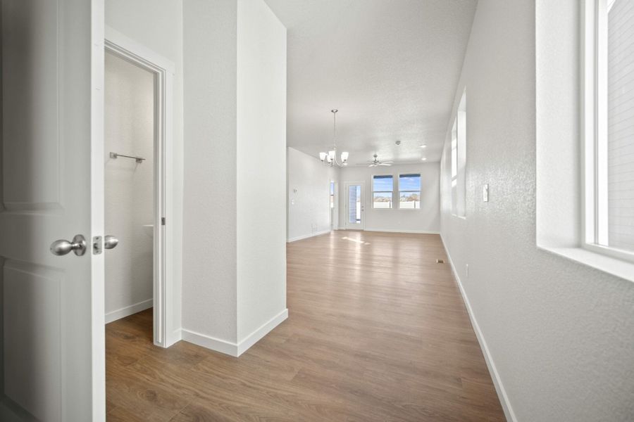 Representative unfurnished interior of a home built from the Manitou by View Homes in Aspen Meadows – Townhomes, Colorado Springs (Image 33). Representative unfurnished interior of a home built from the Manitou by View Homes in Aspen Meadows – Townhomes, Colorado Springs (Image 33).