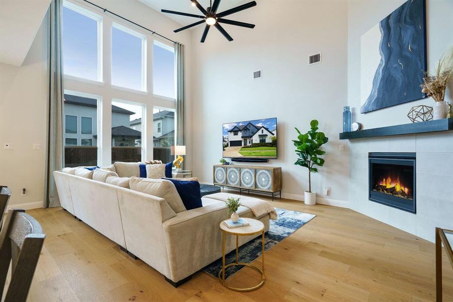 Furnished interior view inside a new home in , Frisco (Image 28). Furnished interior view inside a new home in , Frisco (Image 28).