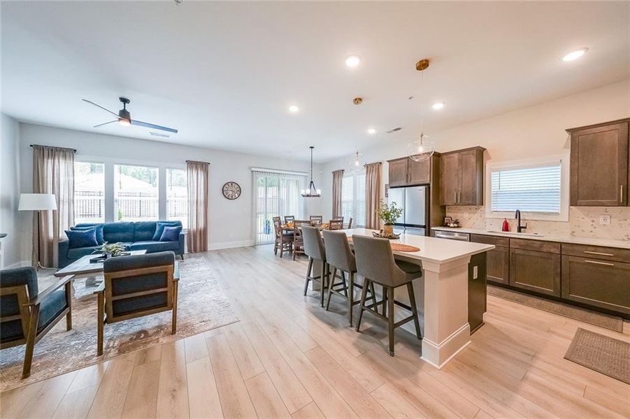 Furnished interior view inside a new home in The Reserve at Bells Ferry, Kennesaw (Image 29).