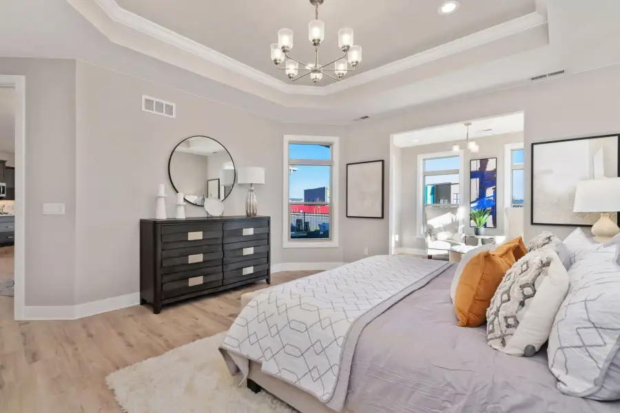 Furnished interior view inside a new home in The Courtyards at Lupton Village, Fort Lupton (Image 24).
