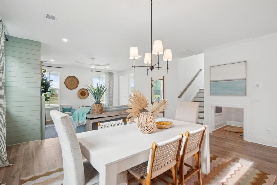 Furnished interior view inside a new home in , Summerville (Image 13).