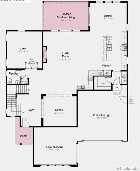 Additional Highlights Include: covered outdoor living and fireplace.