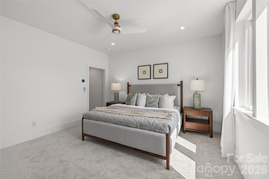 Furnished interior view inside a new home in , Charlotte (Image 14).