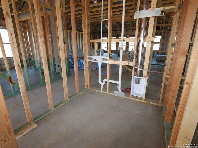 In-progress construction of a new home in Chaparral Ranch, Floresville, TX (Image 20).
