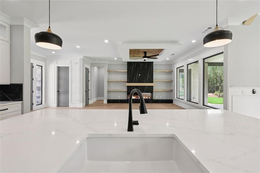 Furnished interior view inside a new home in , Braselton (Image 67). Furnished interior view inside a new home in , Braselton (Image 67).