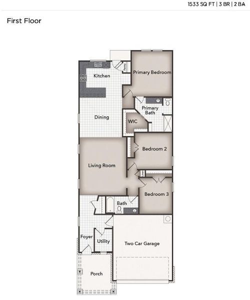 2D floor plan layout of this home in Mustang Meadows, Waller, TX (Image 2). 2D floor plan layout of this home in Mustang Meadows, Waller, TX (Image 2).