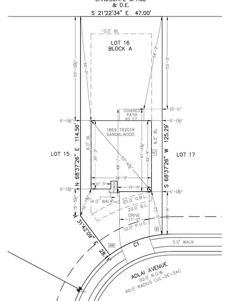 2D floor plan layout of this home in Woodside, Georgetown, TX (Image 5).