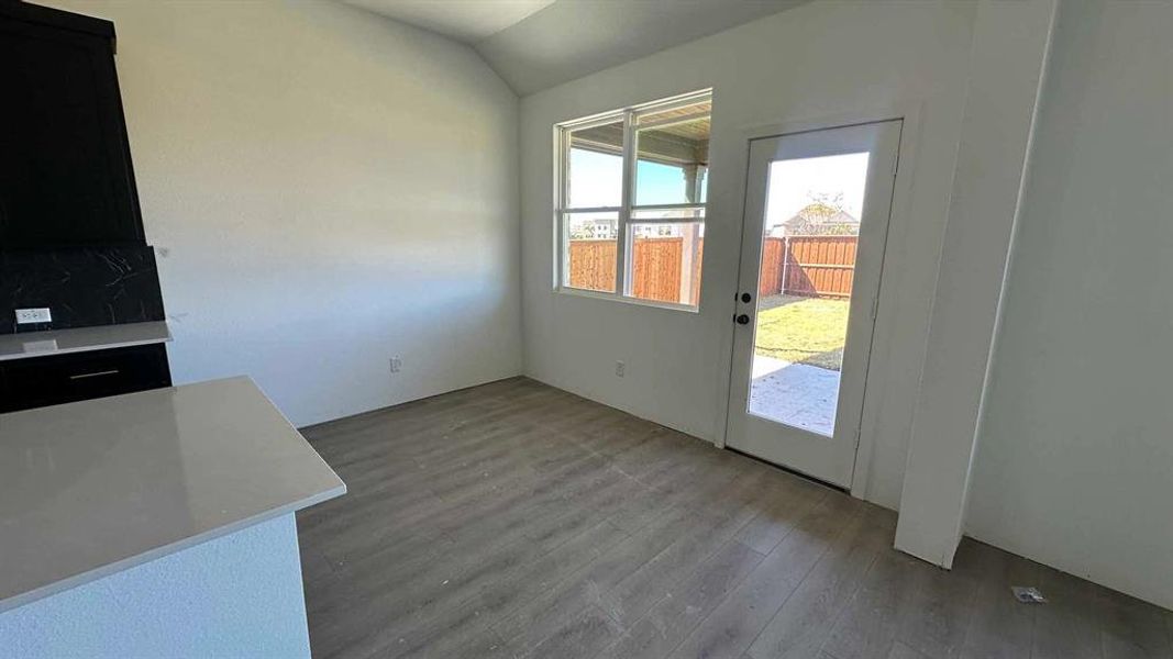 Breakfast Nook Construction Progress