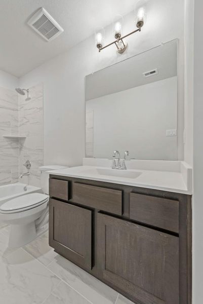 Furnished interior view inside a new home in Legacy, League City (Image 5).
