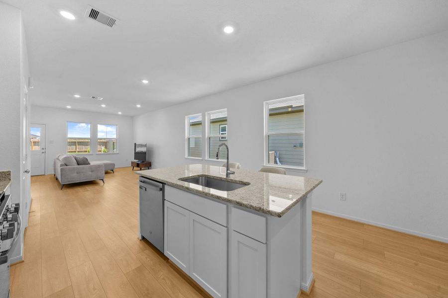 Furnished interior view inside a new home in Redbud, Hockley (Image 4).