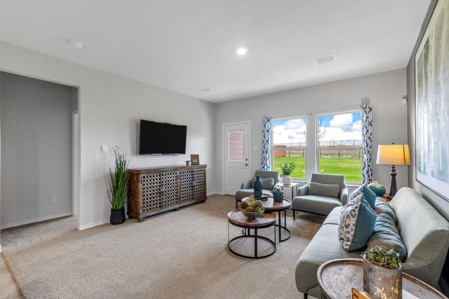 Furnished interior view inside a new home in Springhill South, Boyd (Image 28).