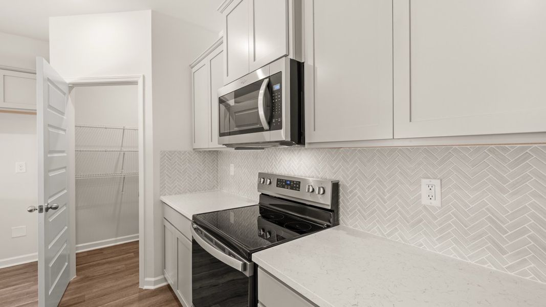 Representative furnished interior of a home built from the Cali by D.R. Horton in Fox Crossing, Griffin (Image 8). Representative furnished interior of a home built from the Cali by D.R. Horton in Fox Crossing, Griffin (Image 8).