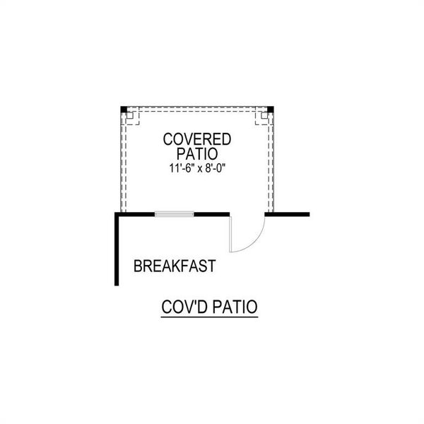2D floor plan layout of this home in Madero, Haslet, TX (Image 4).