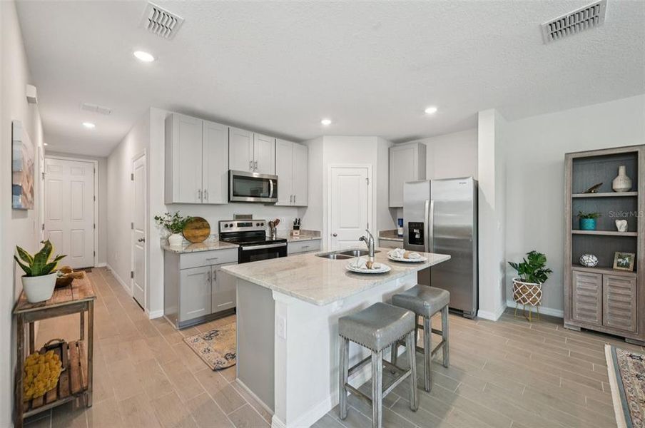 Furnished interior view inside a new home in , Nokomis (Image 8).