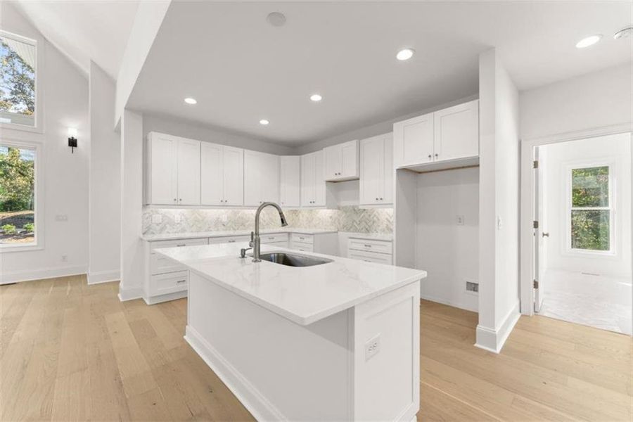 Furnished interior view inside a new home in , Cleveland (Image 15).