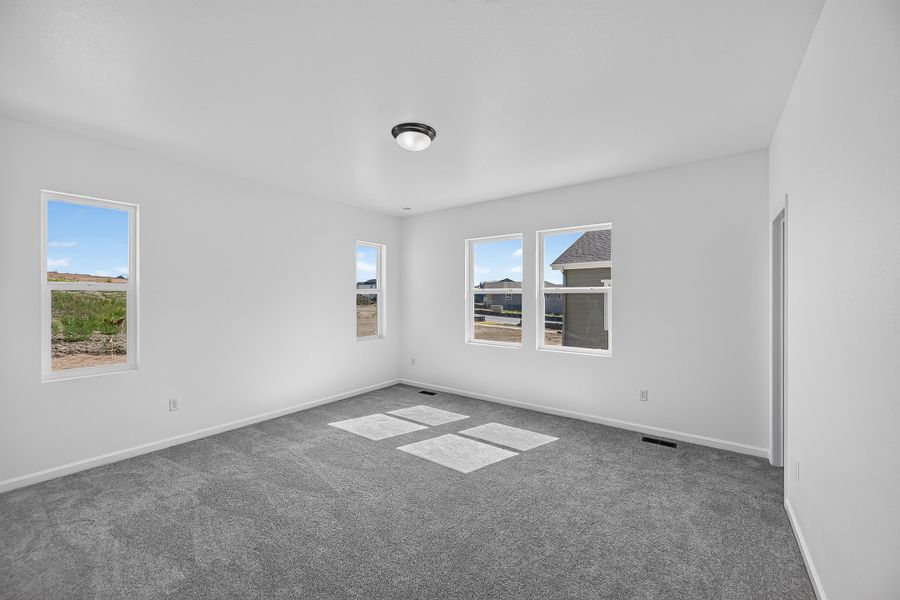Spacious, unfurnished interior of a new home in Trailstone, Arvada (Image 22). Spacious, unfurnished interior of a new home in Trailstone, Arvada (Image 22).