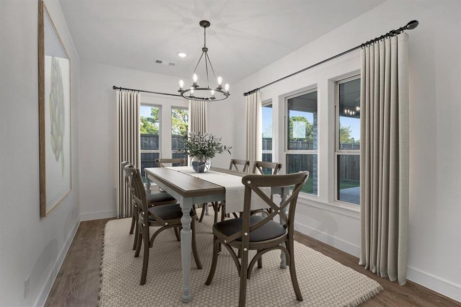 Furnished interior view inside a new home in Sterling Greene, Arlington (Image 15).