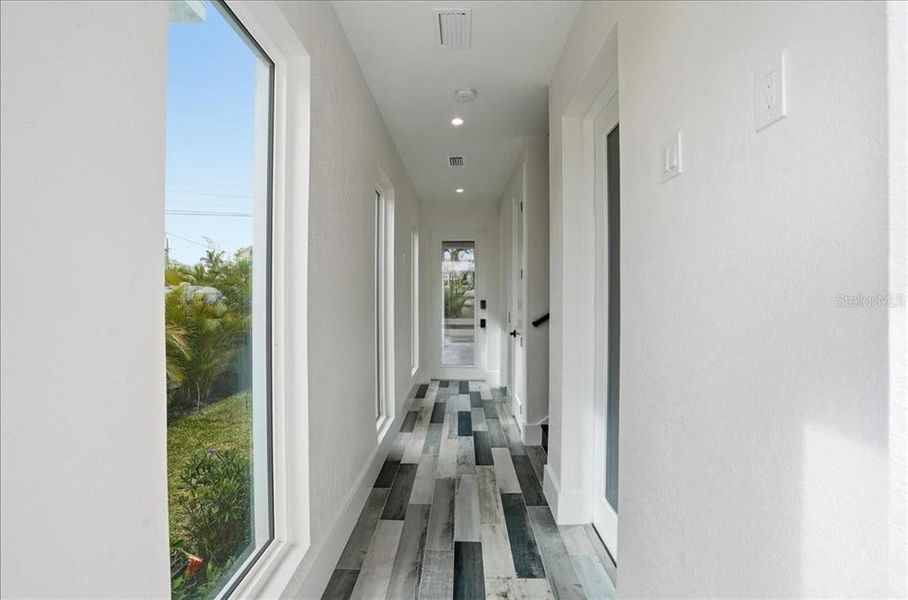 Exterior details and patio area of a home in , Englewood (Image 44).