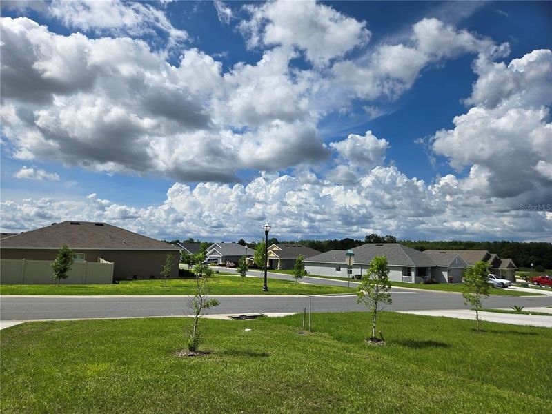 right side view from front door