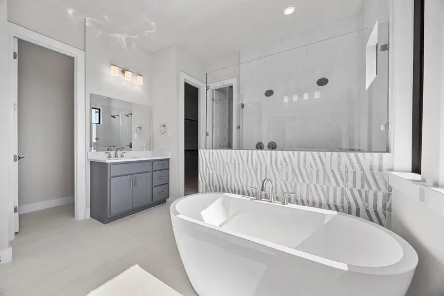 Furnished interior view inside a new home in Riverstone, Georgetown (Image 8). Furnished interior view inside a new home in Riverstone, Georgetown (Image 8).