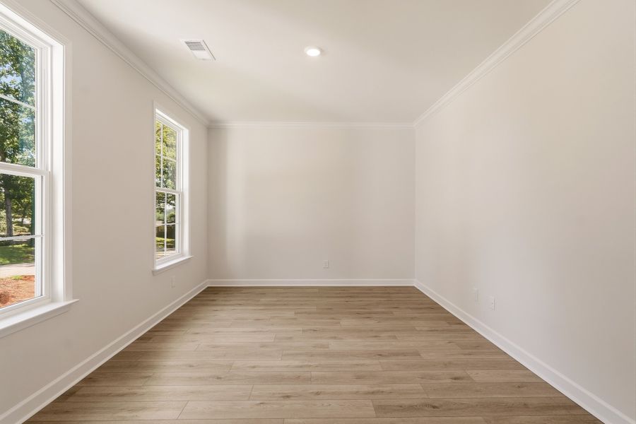 Spacious, unfurnished interior of a new home in Timberland Grove, Anderson (Image 24). Spacious, unfurnished interior of a new home in Timberland Grove, Anderson (Image 24).