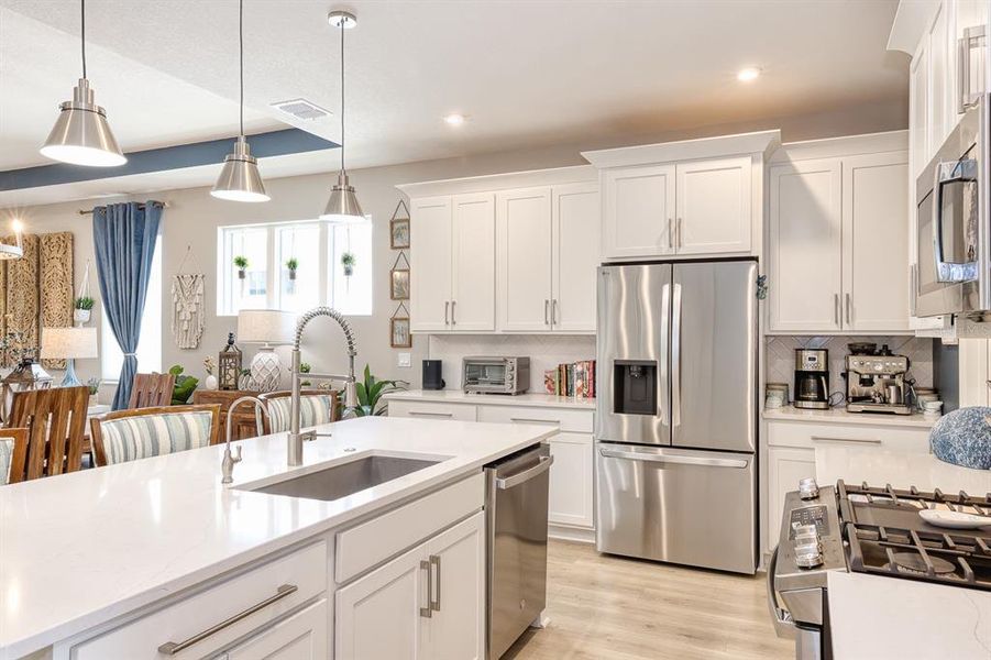 Furnished interior view inside a new home in , Deland (Image 17).