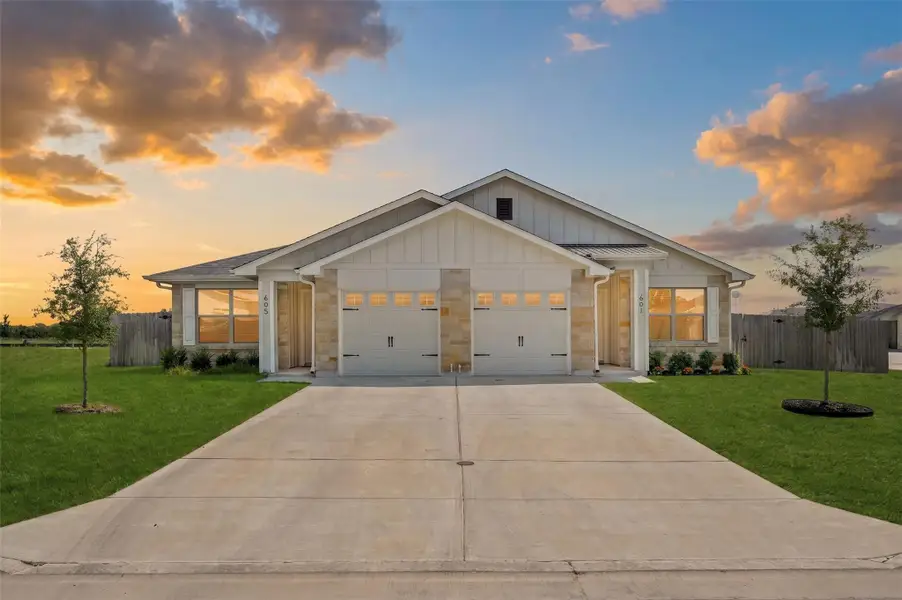 Front exterior of a new home in , Troy, TX, highlighting curb appeal (Image 27).