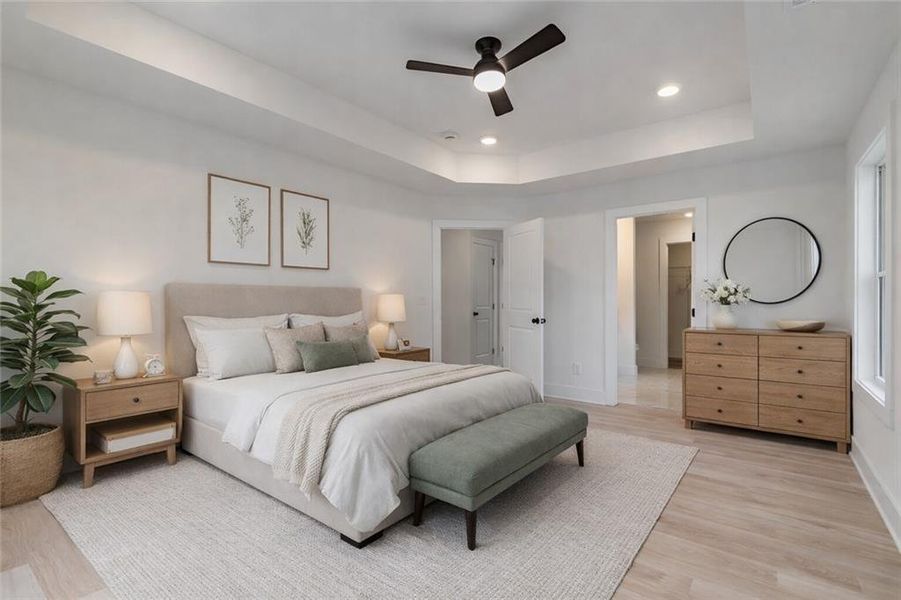 Furnished interior view inside a new home in , Gainesville (Image 13).