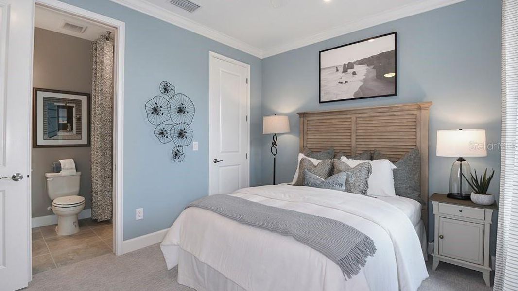 Furnished interior view inside a new home in Esplanade at Skye Ranch, Sarasota (Image 4). Furnished interior view inside a new home in Esplanade at Skye Ranch, Sarasota (Image 4).