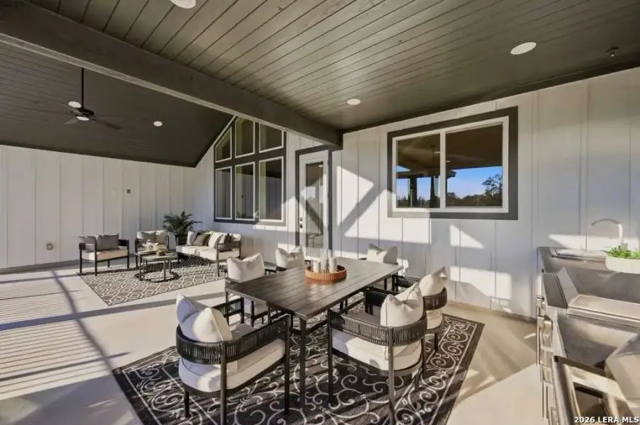 Exterior details and patio area of a home in , Fischer (Image 22).