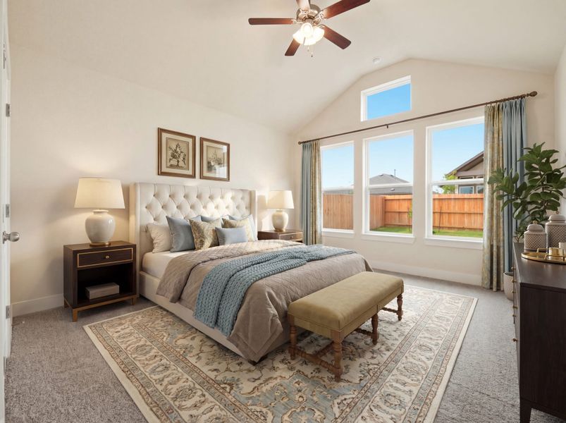 Furnished interior view inside a new home in Parklands Estates, Schertz (Image 5).
