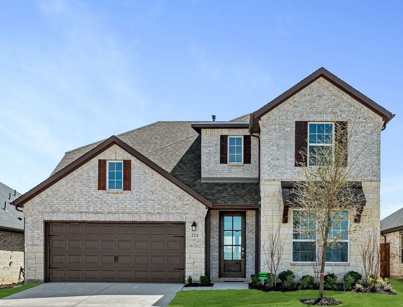 Representative exterior photo of a completed home built from the Salado by UnionMain Homes in Elevon, Lavon, TX (Image 20). Representative exterior photo of a completed home built from the Salado by UnionMain Homes in Elevon, Lavon, TX (Image 20).