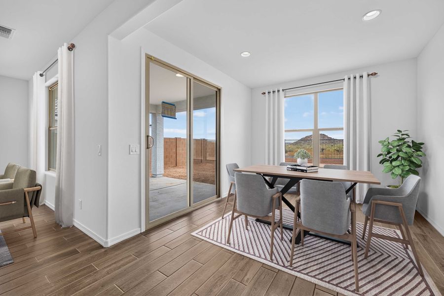Furnished interior view inside a new home in Ladera Trails, Queen Creek (Image 9). Furnished interior view inside a new home in Ladera Trails, Queen Creek (Image 9).