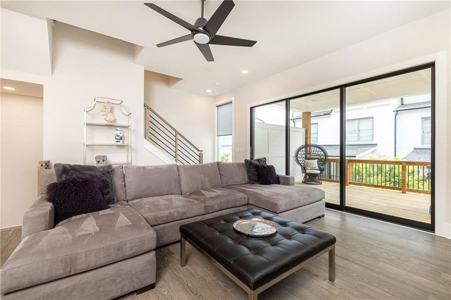 Furnished interior view inside a new home in , Atlanta (Image 11).